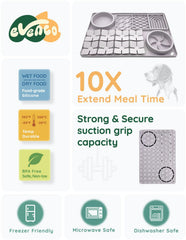Evenco puzzle lick pattern benefits dogs by encouraging calm sniffing and exploration.