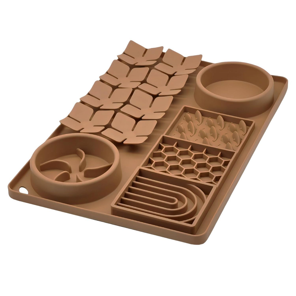 Evenco slow feeder bowl setup with suction cups for mess-free feeding and calm pacing.