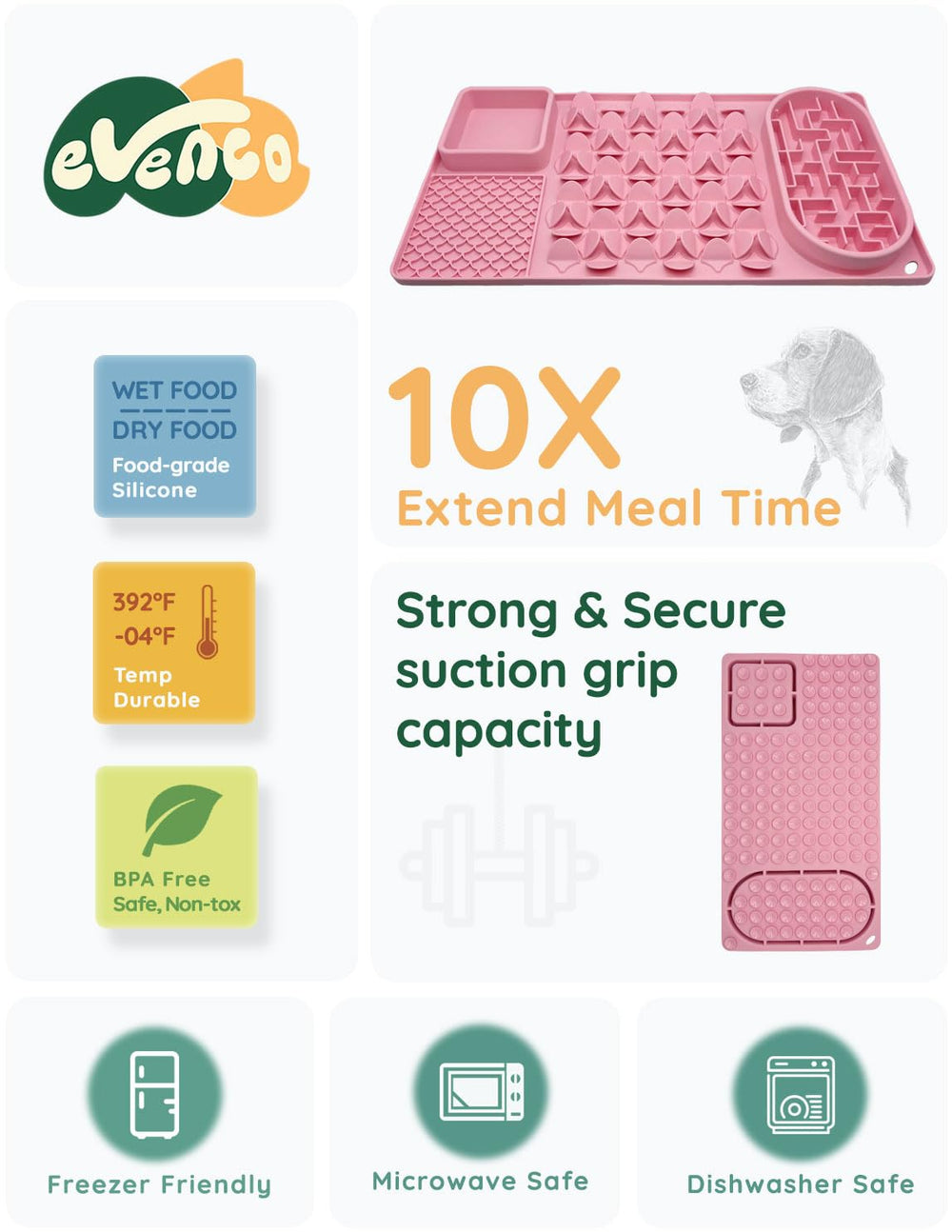 Evenco snuffle area for dogs promotes enrichment and prevents boredom