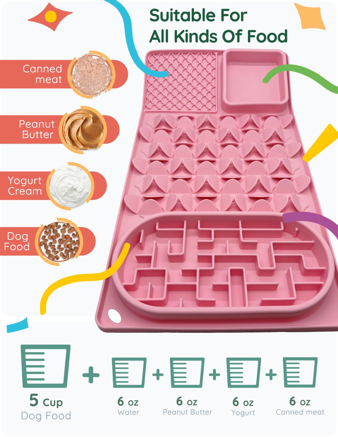Evenco feeder with reinforced suction cups keeps mat in place