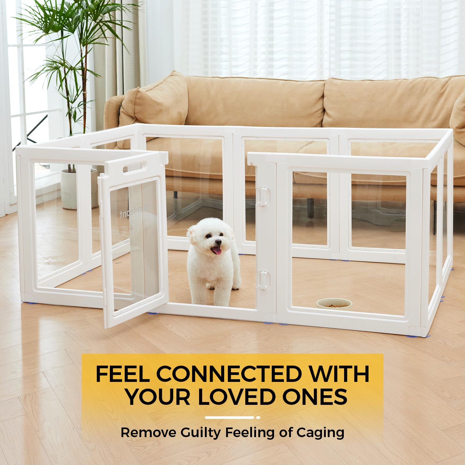 Everfront durable HDPE and acrylic construction with suction cups protects floors during play.