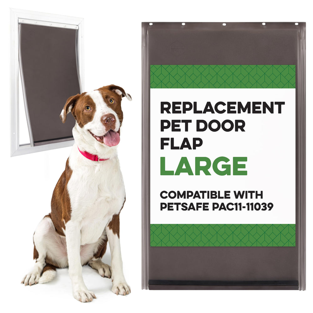 Evergreen Pet Supplies replacement dog door flap ready for PetSafe compatibility and easy access