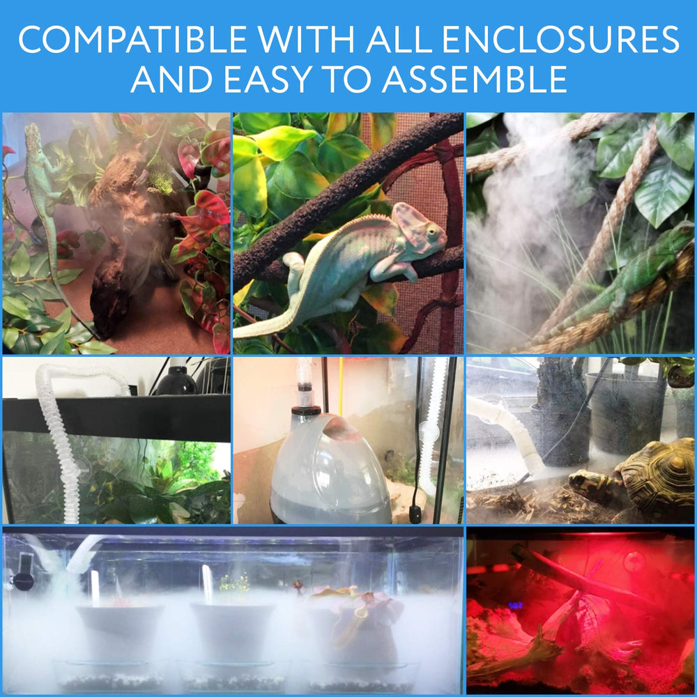 Evergreen Pet Supplies reptile fogger auto-shut-off prevents dry runs in bearded dragon setups