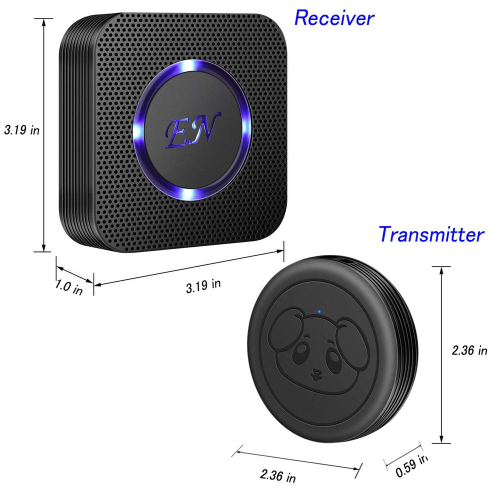 EverNary 3-in-1 dog doorbell for pets, home doors, and caregiver paging.