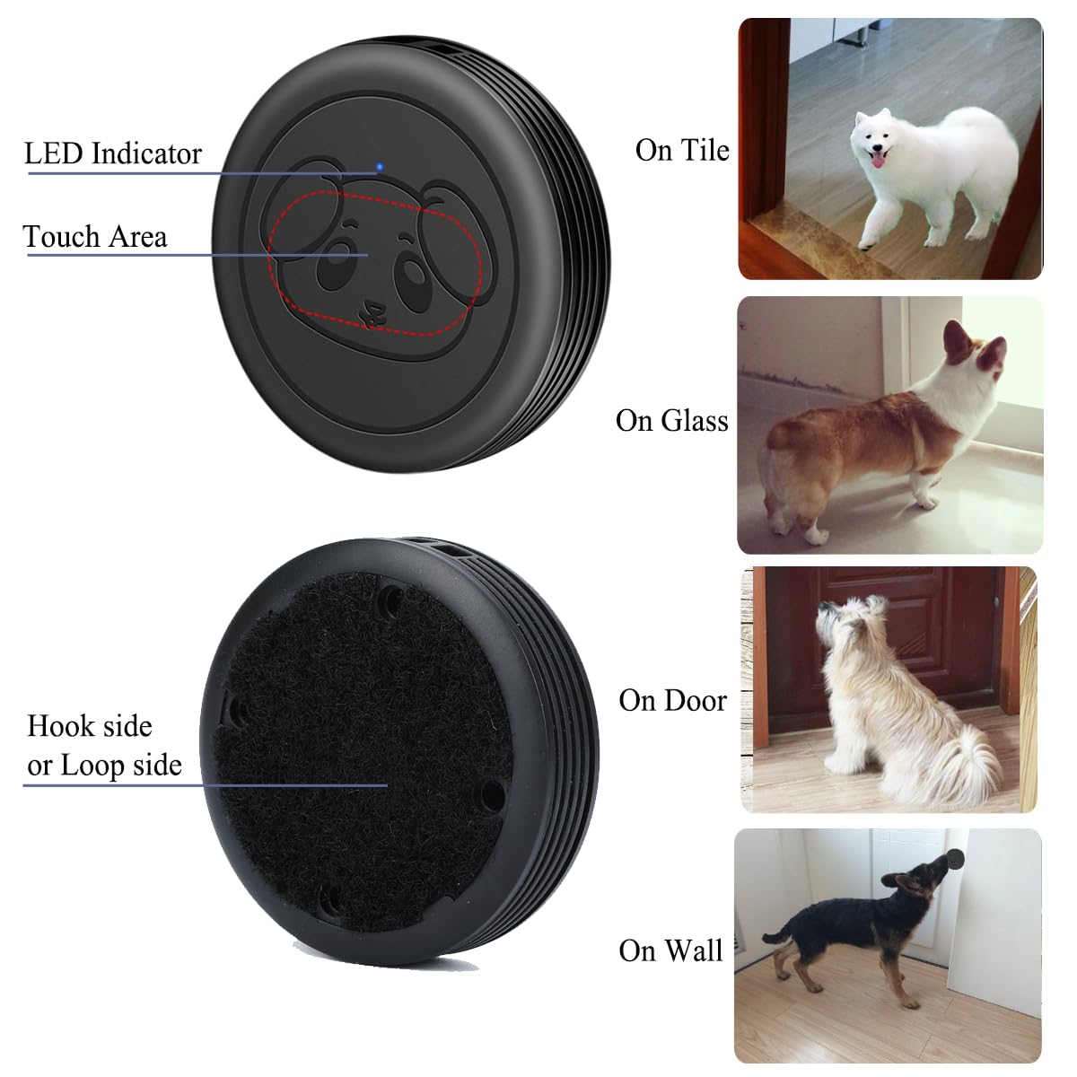 EverNary door bell two transmitters support dual-entry signaling.