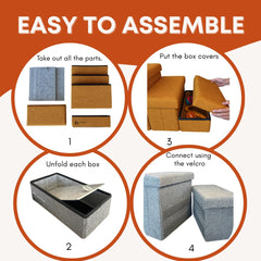 EverPUP dog stairs anti-skid bottom keep steps secure on floors.