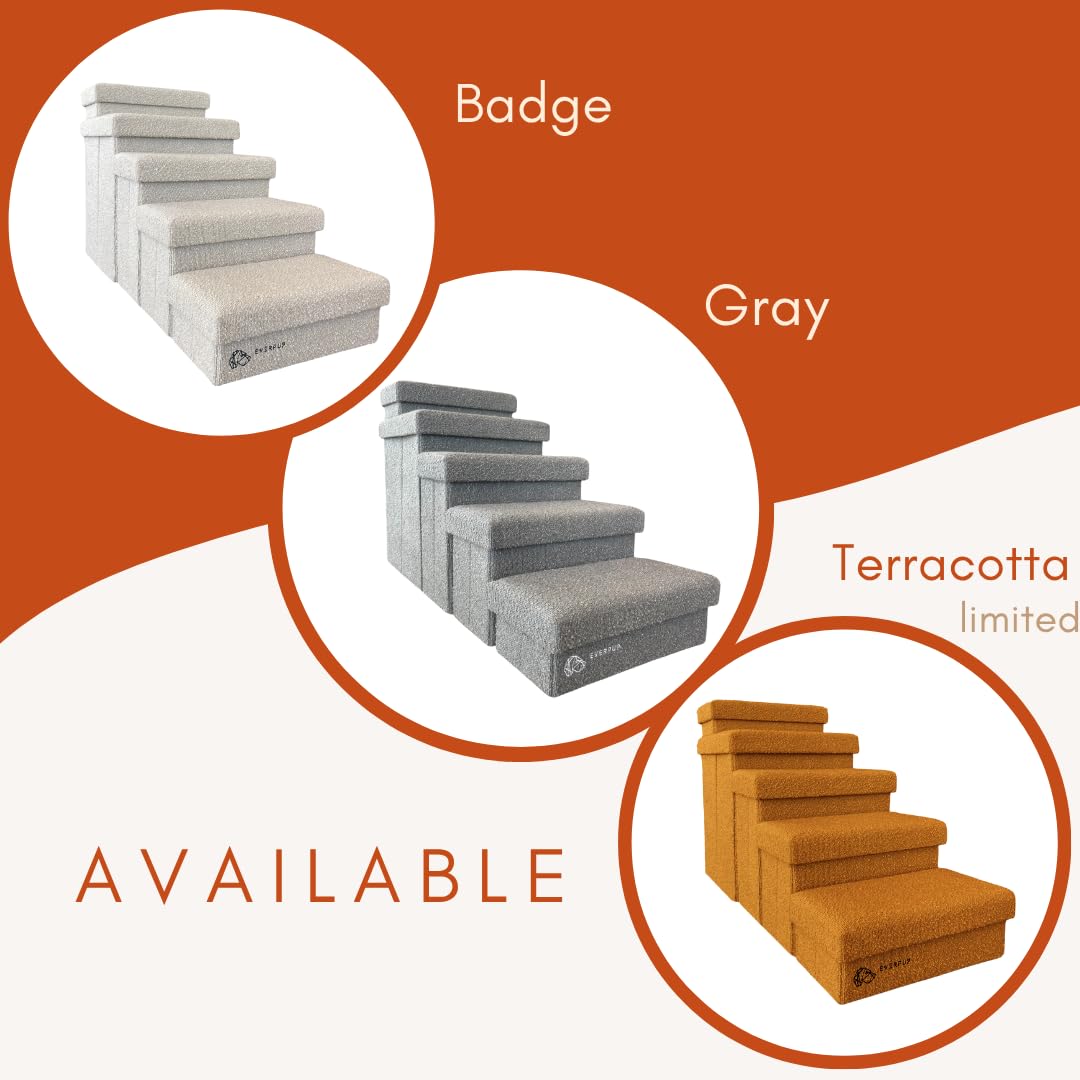 EVERPUP durable pet steps designed for multiple dog sizes and home decor.