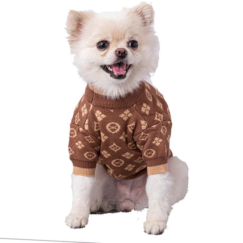 Everything Chic luxury dog sweater soft breathable knit on small breed for comfort