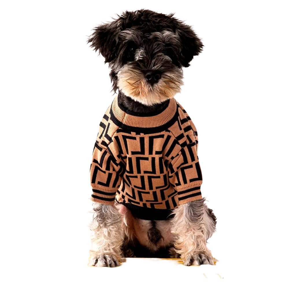 Everything Chic Soft Knit Dog Sweater closeup shows plush breathable fabric