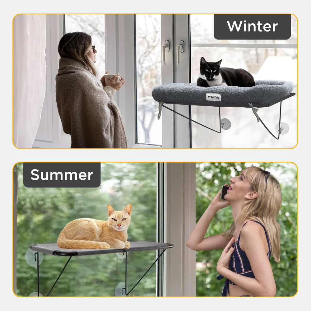 EvolutionUSA diseño duradero para uso diario, cama de ventana estable.