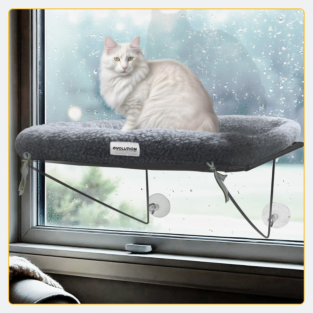 EvolutionUSA montaje fácil para cama de ventana de gato.