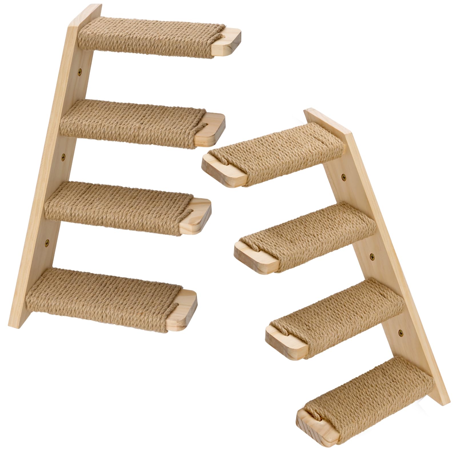 Ewenono catstairs sisal rope detail highlights durable scratching area