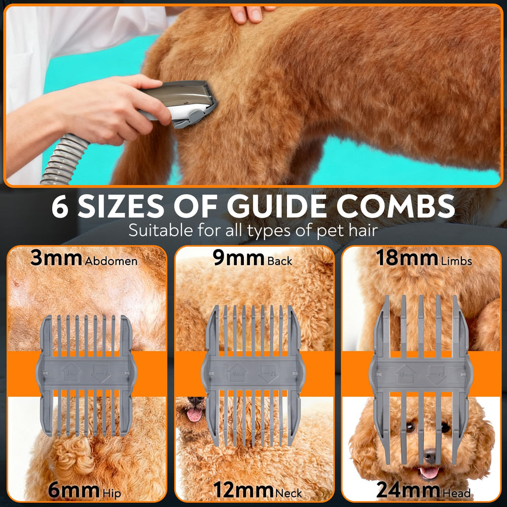ExcegBot ceramic clipper ready for smooth trims on thick fur.