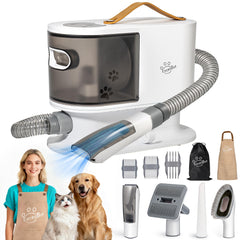 ExcegBot pet grooming vacuum tackles dog shedding, simplifying cleanup.