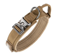 EXCELLENT ELITE SPANKER Tactical Dog Collar top view highlights durable 900D nylon.