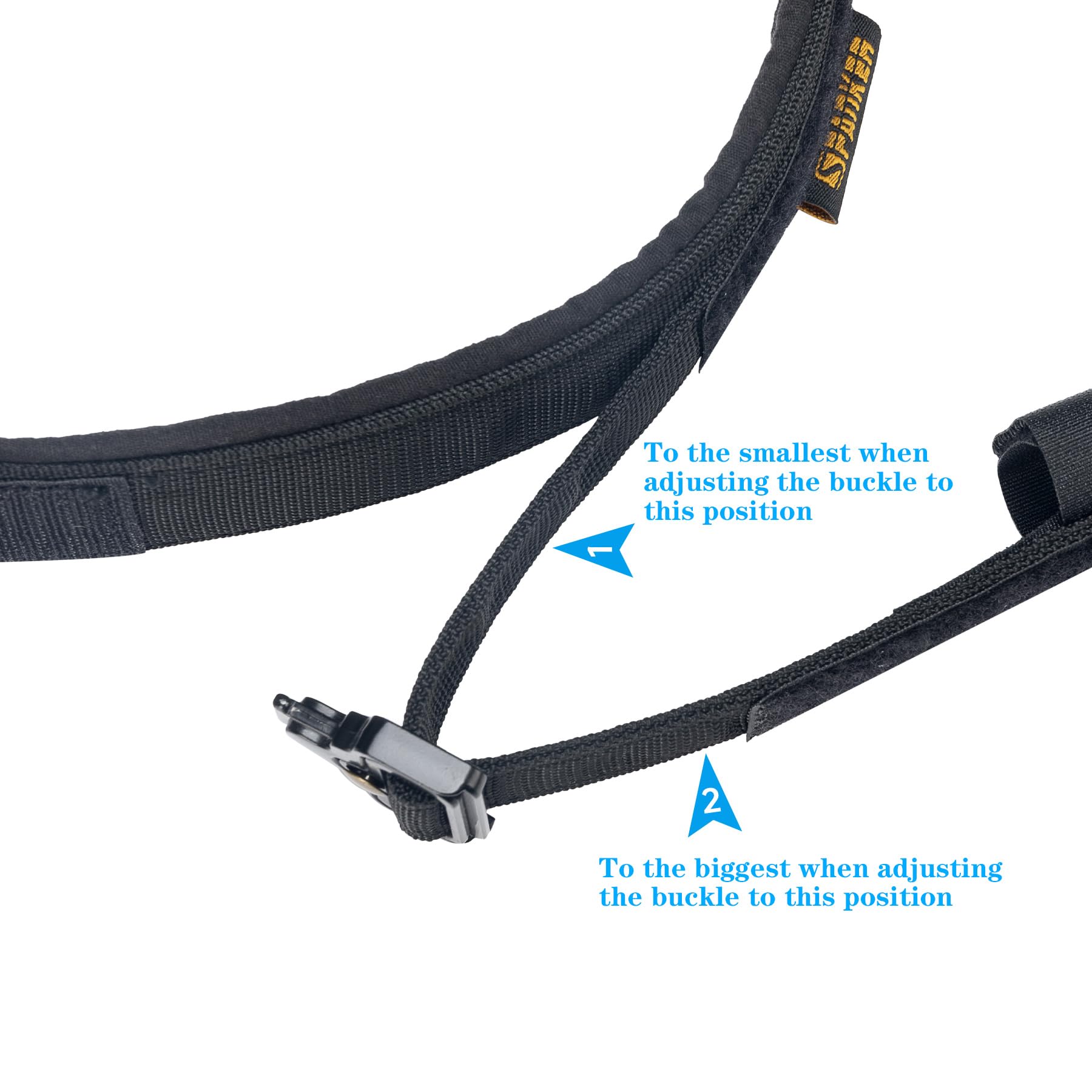 Excellent Elite Spanker D-ring with leash attachment supports keeping your dog close.
