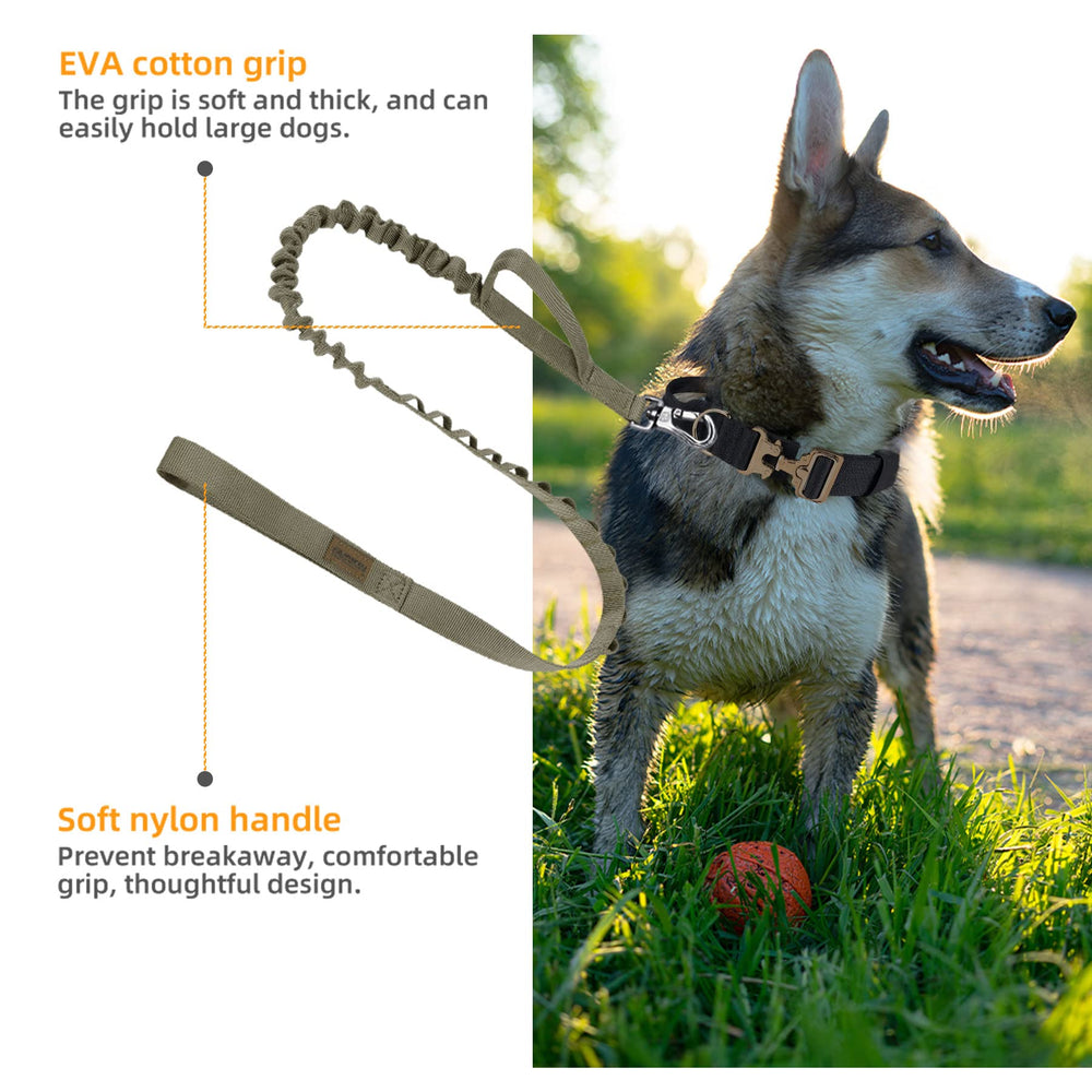 EXCELLENT ELITE SPANKER tactical bungee leash adjustable buckle for versatile length management.