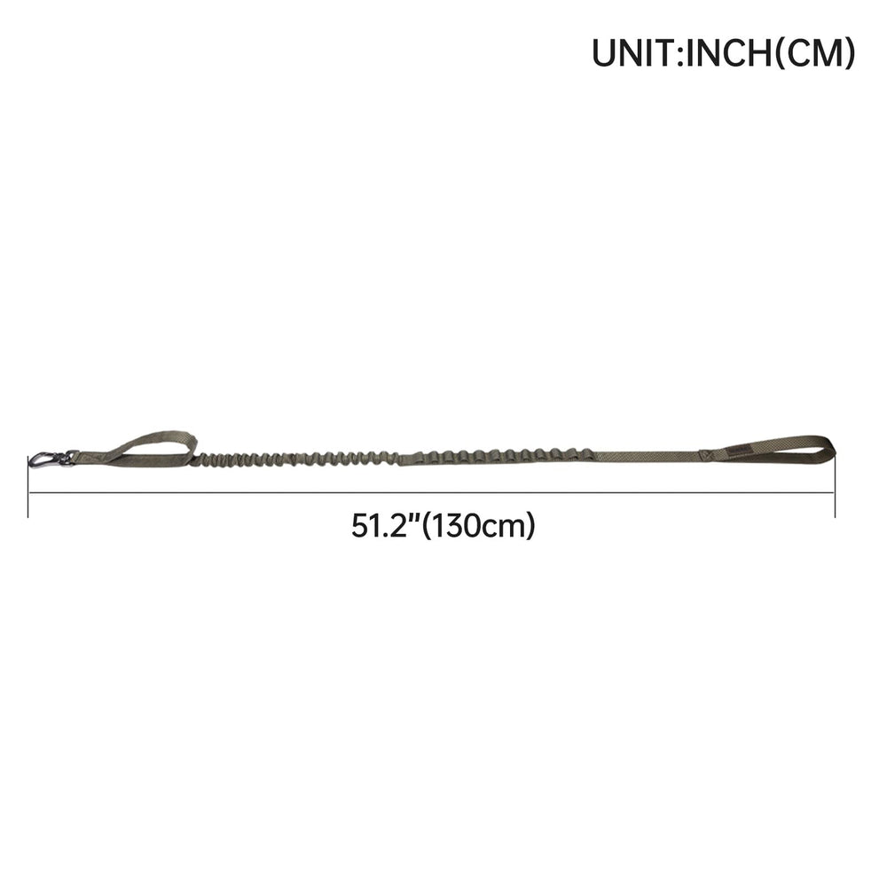 EXCELLENT ELITE SPANKER tactical bungee leash double-handle design enhances quick control.