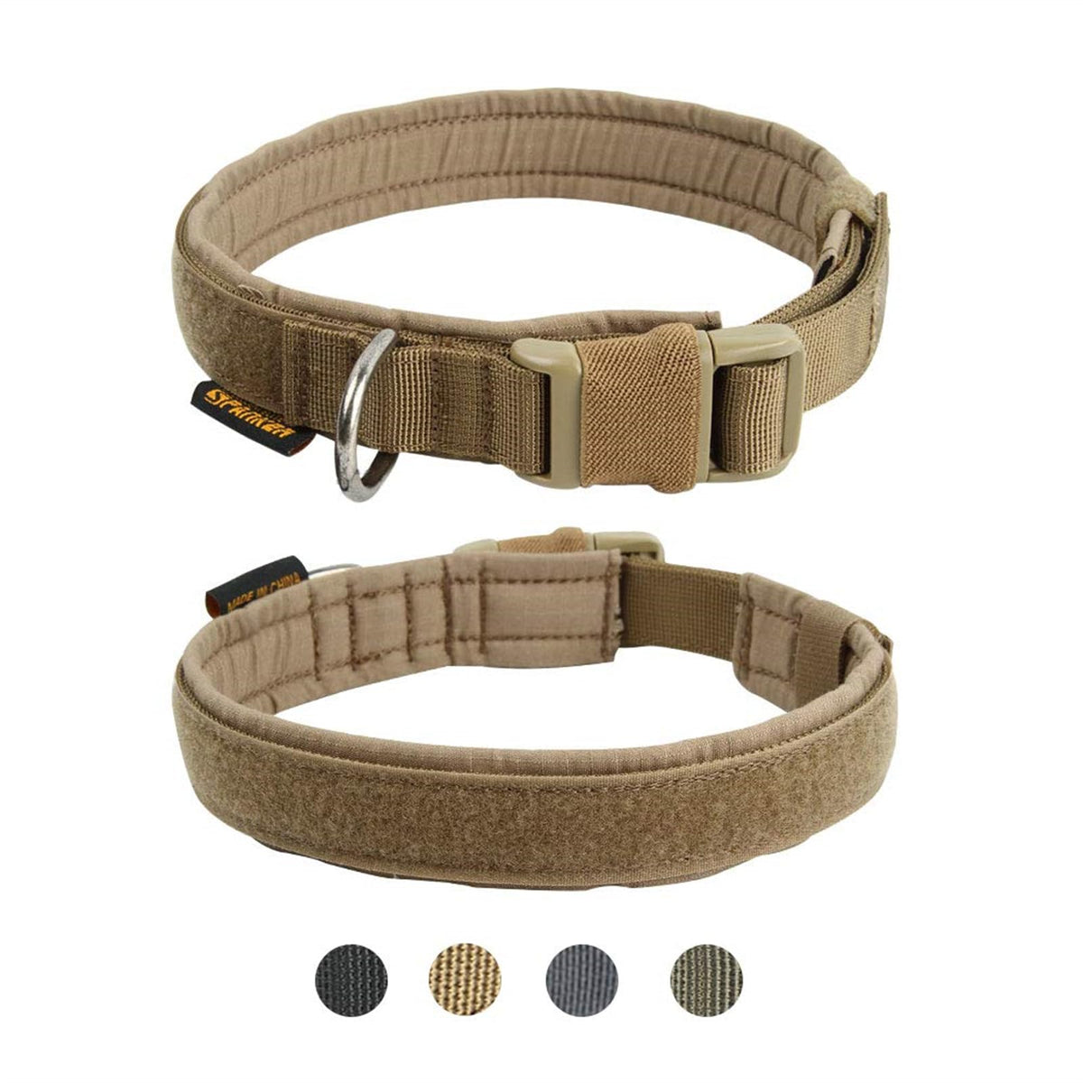 EXCELLENT ELITE SPANKER tactical collar demonstrates durable nylon for rugged daily wear.