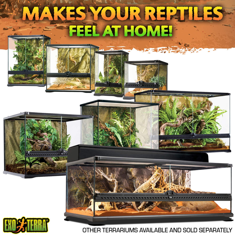 Exo Terra Nano natural background enhances terrarium aesthetics