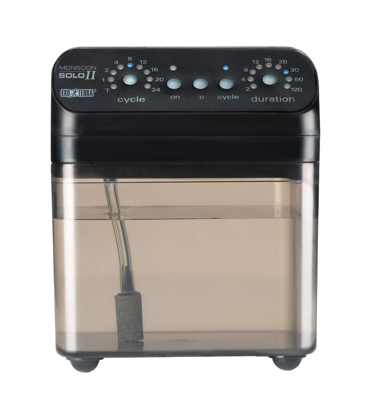 Exo Terra Monsoon Solo II misting system provides even humidity distribution for terrariums