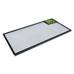 Exo Terra screen cover installation guide shows quick, easy setup