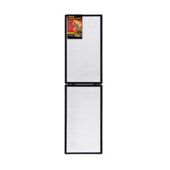 Exo Terra hinged-door screen cover on a 55G small terrarium front view for safe, ventilated access.