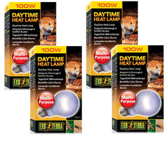 Exo Terra Sun-Glo Neodymium A21 Lamp provides broad daylight and warmth for reptiles and terrarium plants.