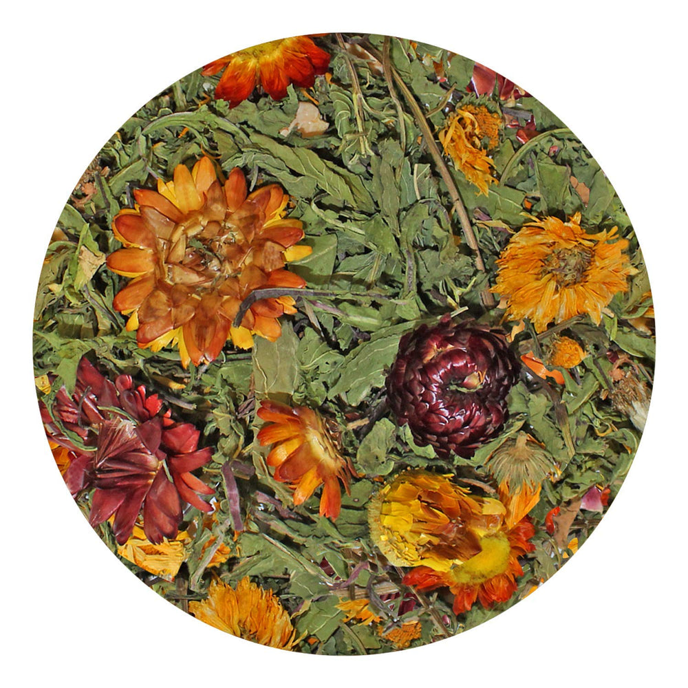 Exotic Nutrition Flores de diente de león secas, fuente de fibra para pequeños animales.