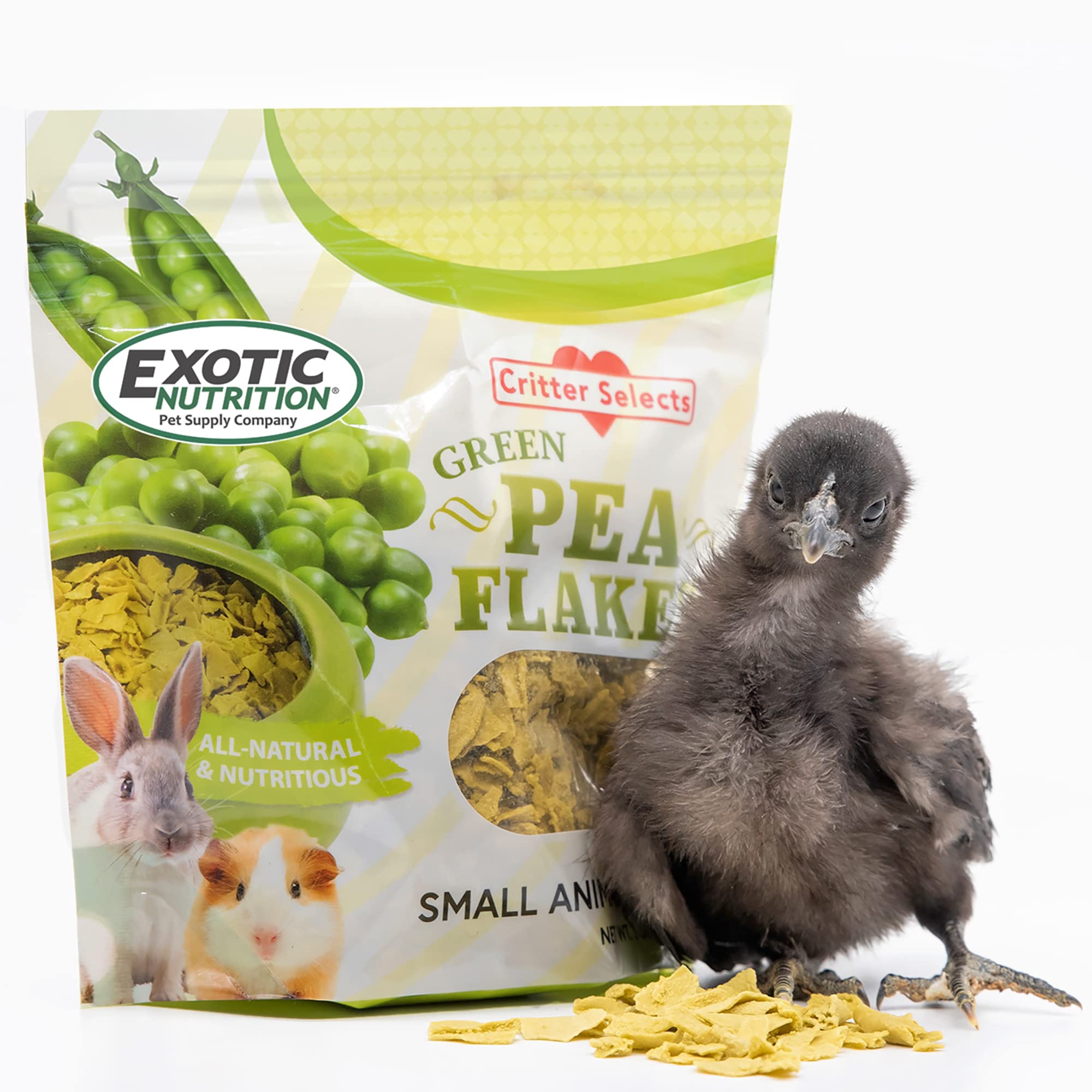 Exotic Nutrition Green Pea Flakes measured-portion image supports portion-control