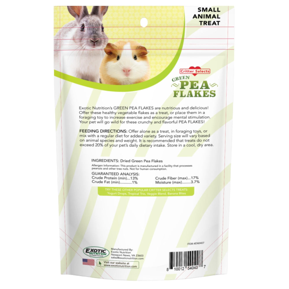 Exotic Nutrition green pea flakes pack-2 banner—value and convenience.