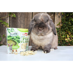 Exotic Nutrition green pea flakes small-pets-snack—versatile enrichment option.