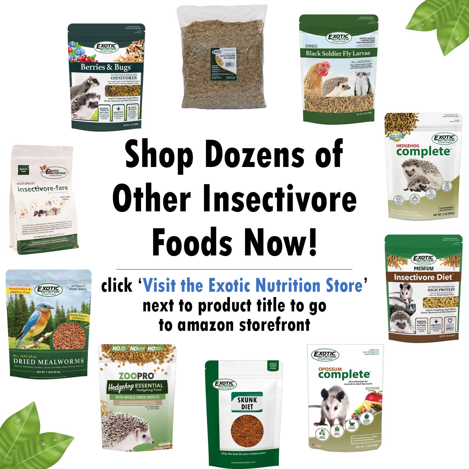 Exotic Nutrition Hedgehog Complete storage image communicates refrigerated storage for maximum nutrition