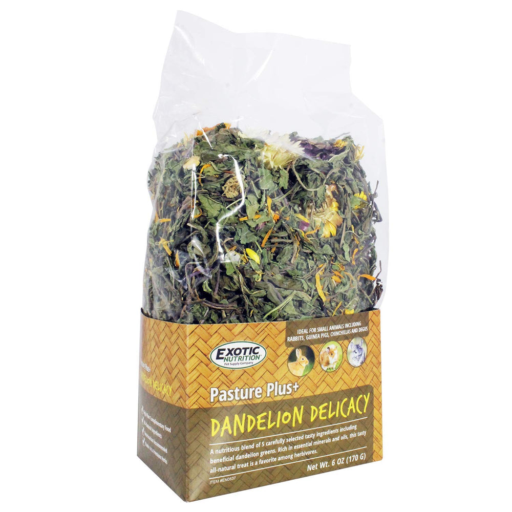 Exotic Nutrition Hojas de diente de león secas, calcio natural para la salud diaria.