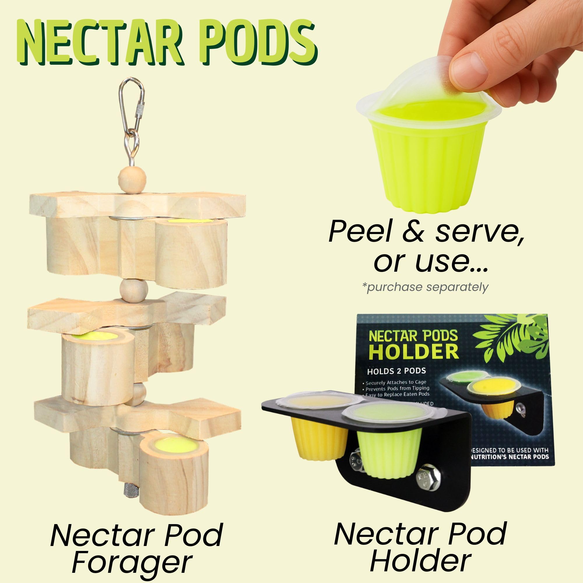 Nectar Pods variety pack highlighting assorted flavors.