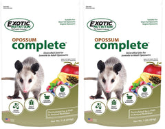 Exotic Nutrition Opossum Complete Diet pellets in bowl supporting balanced growth.