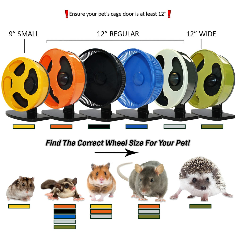 Exotic Nutrition Silent Runner 12 inch Regular axle-free design reduces entanglement risk during playtime.
