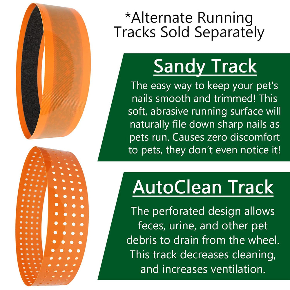 Exotic Nutrition Silent Runner 12 inch Regular cage attachment setup fits standard habitats.