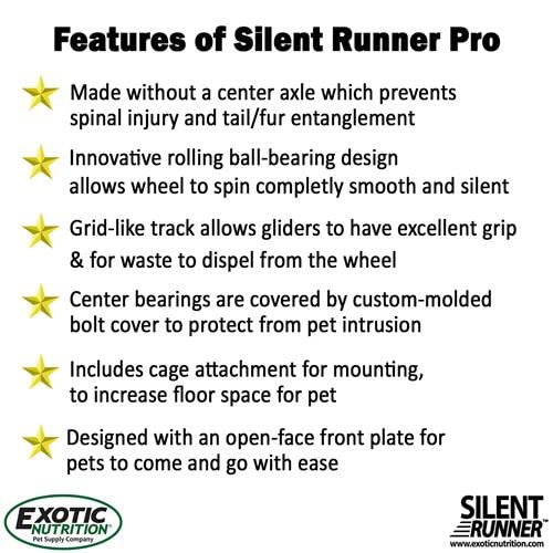 Attachment detail on Exotic Nutrition Silent Runner Pro wheel blue for safe setup.