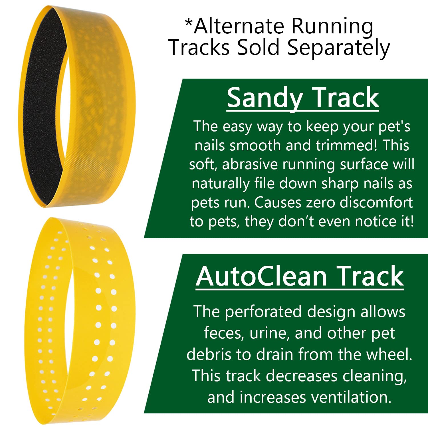 Exotic Nutrition Silent Runner Wheel disassembled for deep cleaning and hygiene.