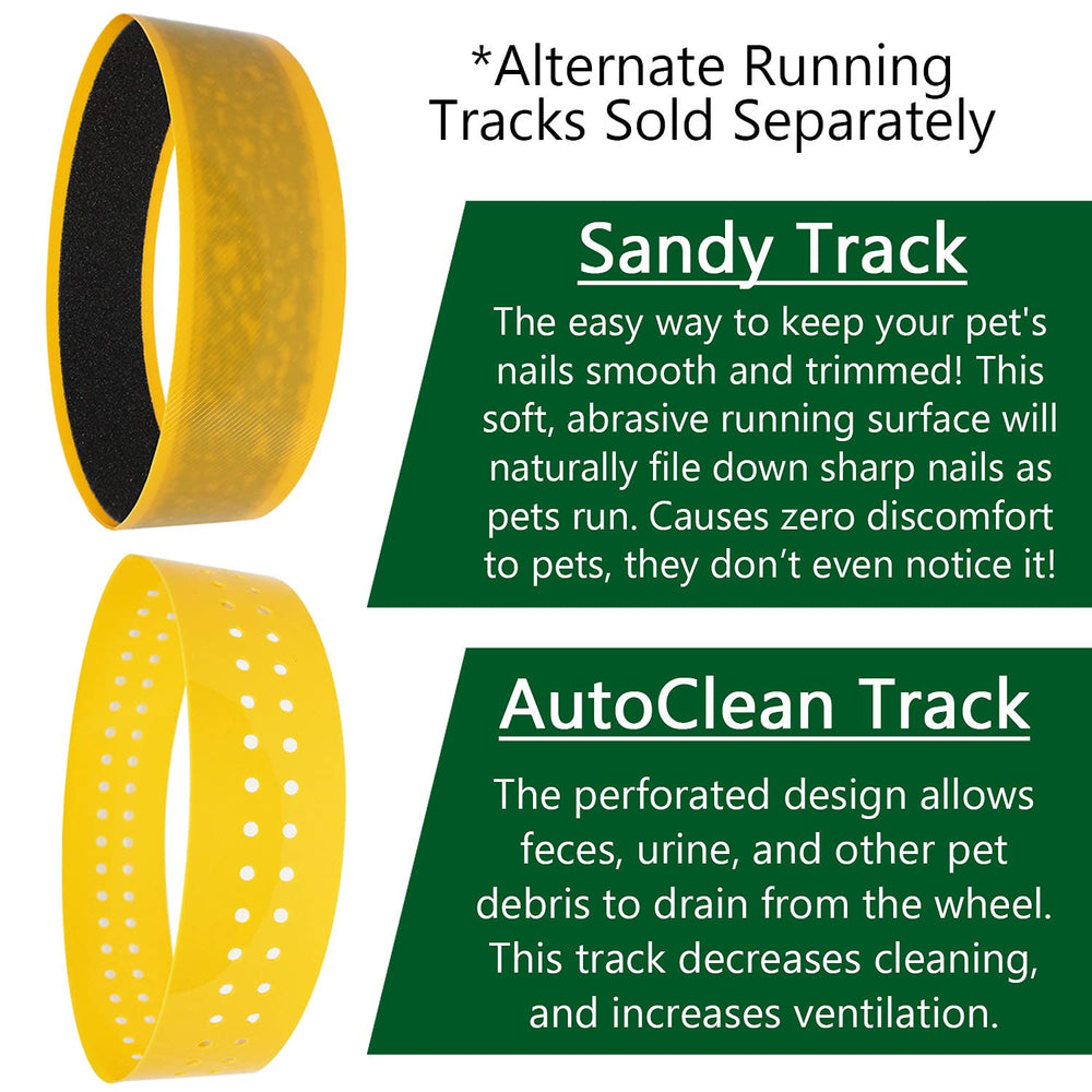 Exotic Nutrition Silent Runner Wheel disassembled for deep cleaning and hygiene.