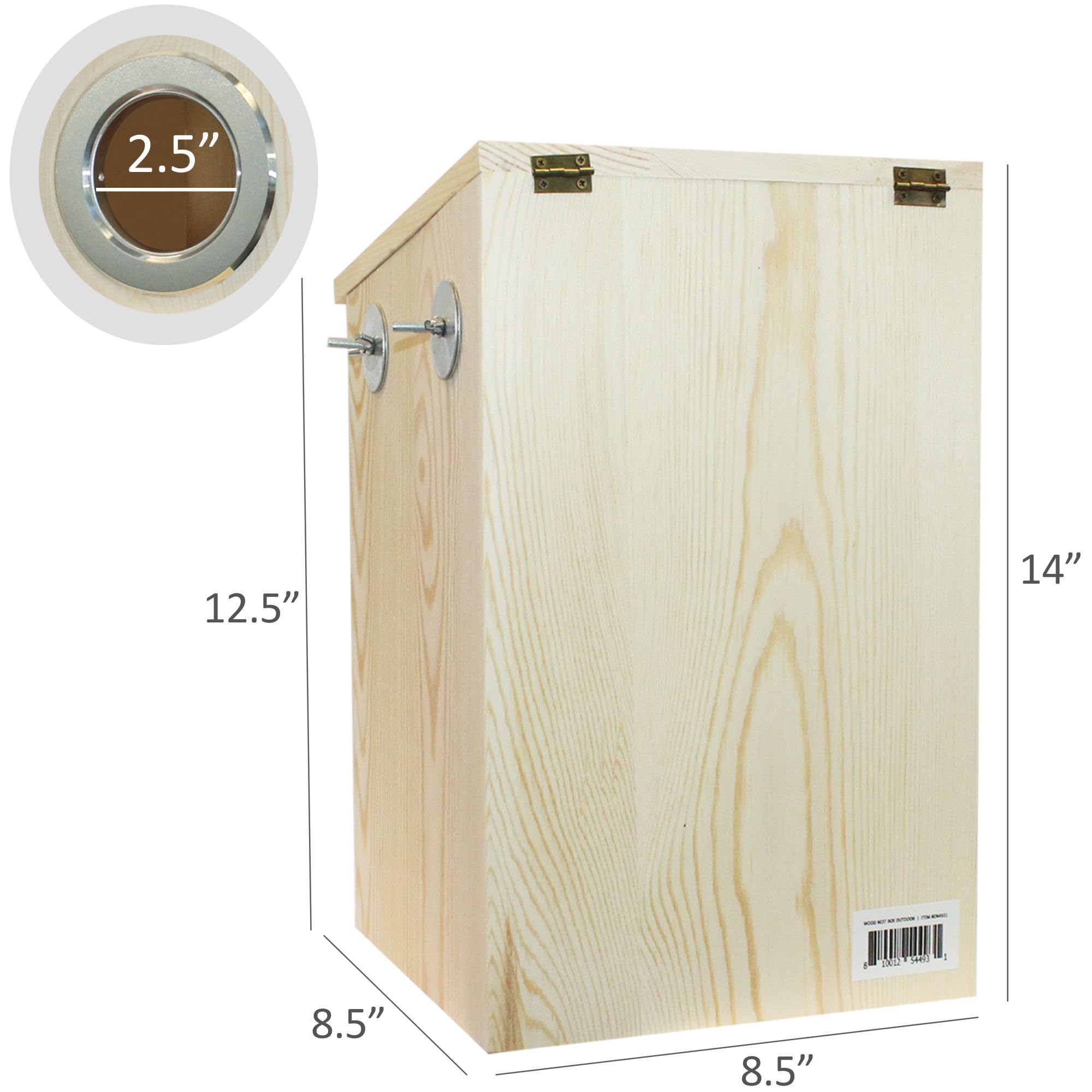 Exotic Nutrition Squirrel Nest Box small pets use supports safe enclosure with top access
