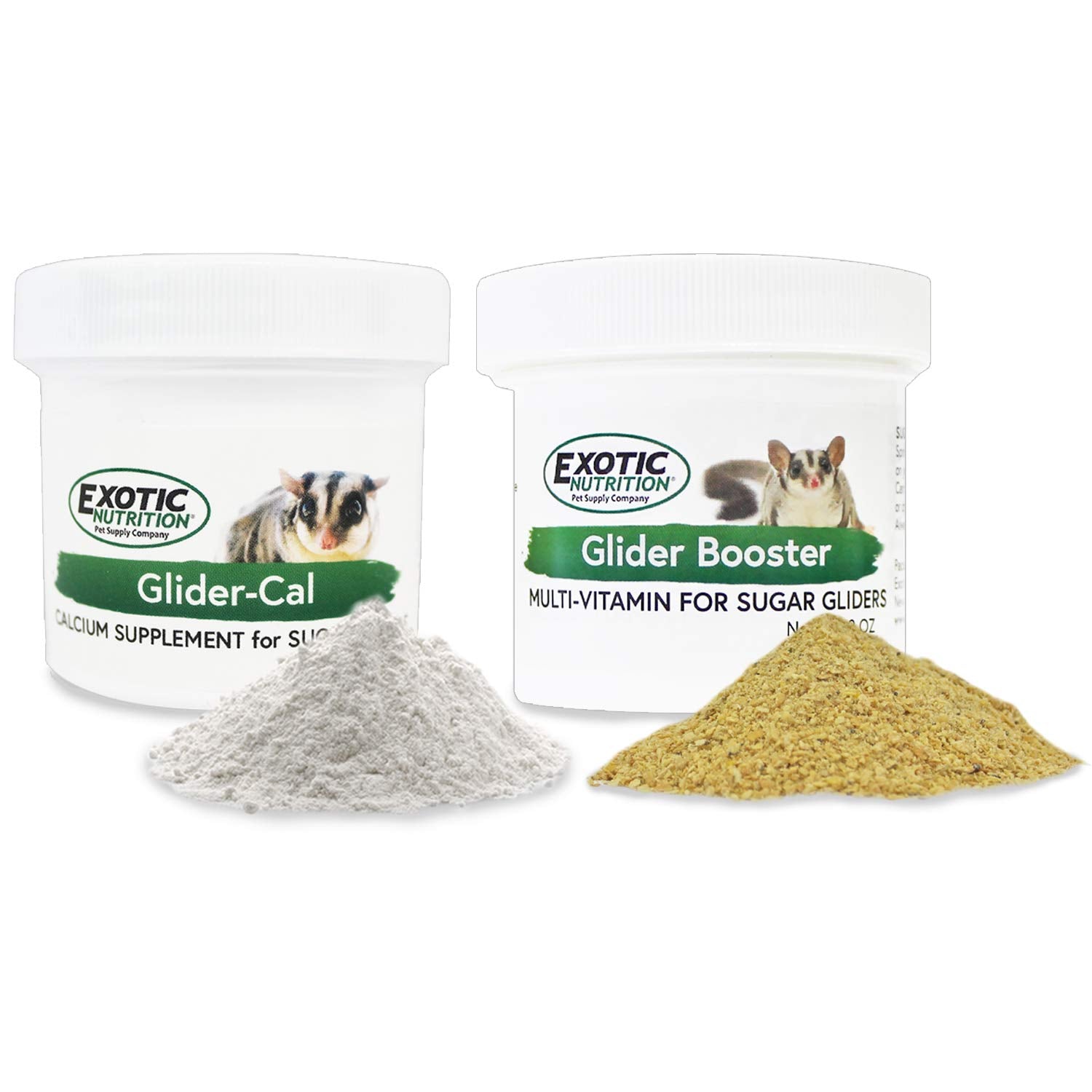 Exotic Nutrition Sugar Glider Vitamin Booster bottle pour supports daily vitamin balance for healthy gliders