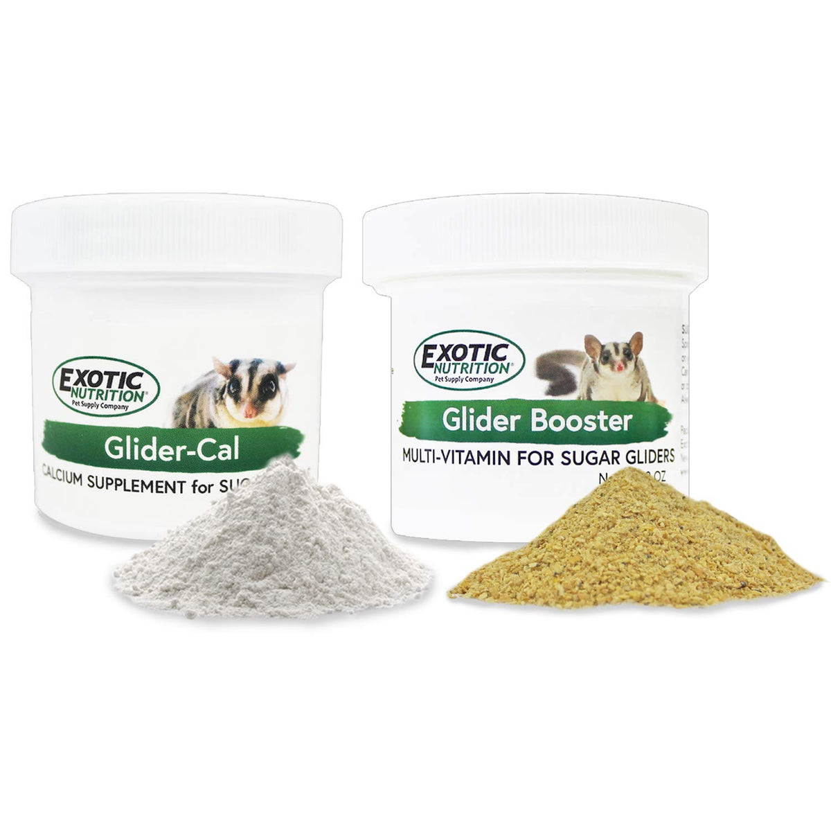 Exotic Nutrition Sugar Glider Vitamin Booster bottle pour supports daily vitamin balance for healthy gliders