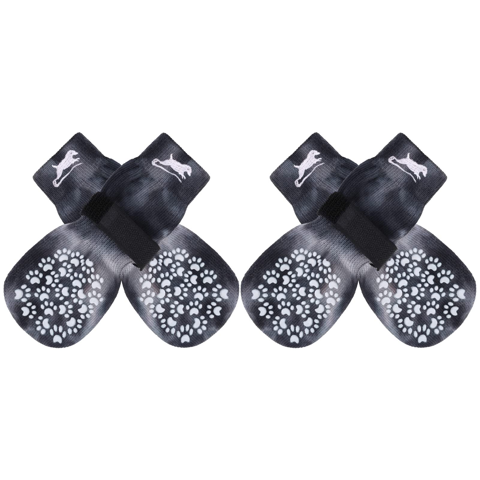 EXPAWLORER calcetines antideslizantes para patas del perro, evitan deslizamientos en suelos lisos.