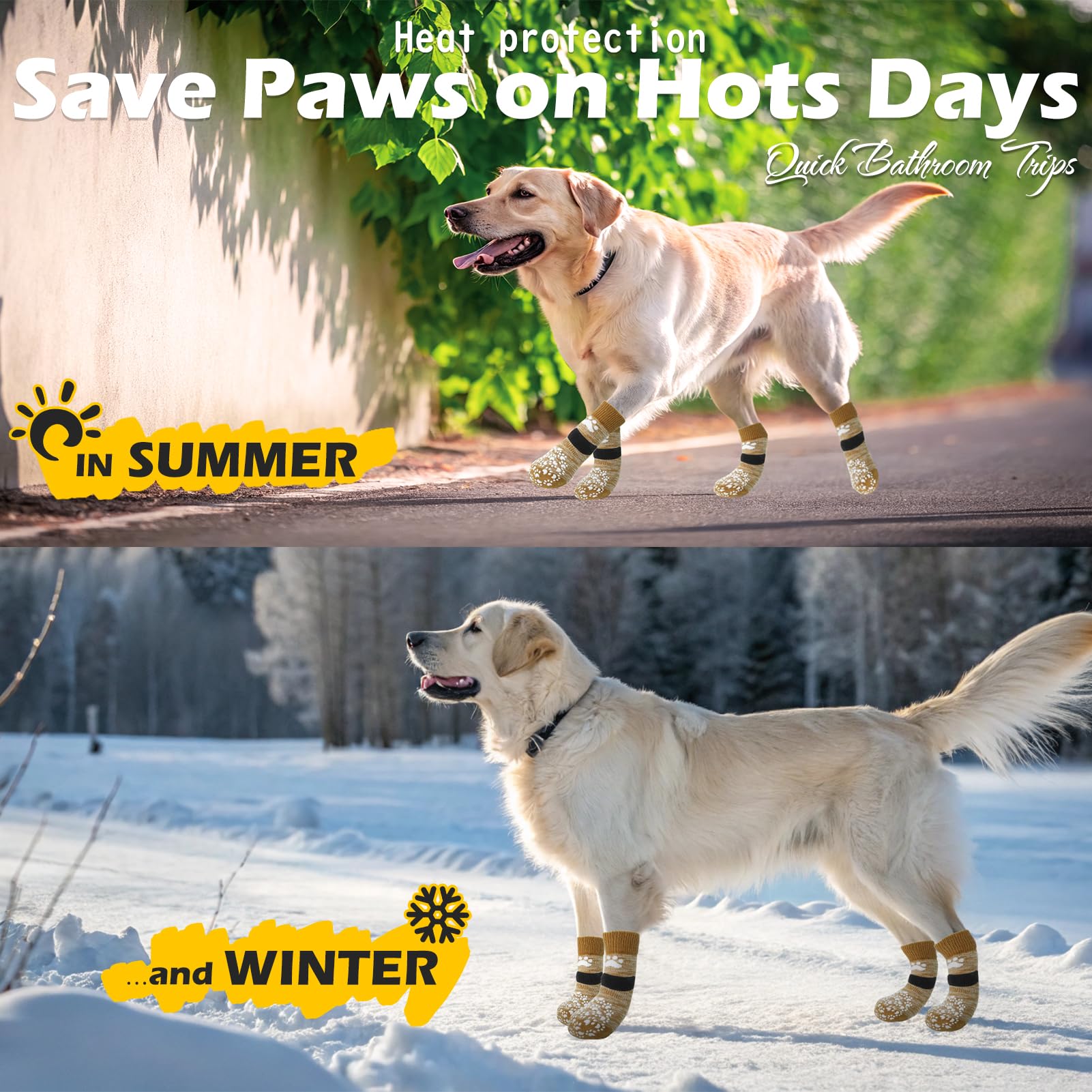 EXPAWLORER adjustable straps ensure secure fit and reduced sock slipping.