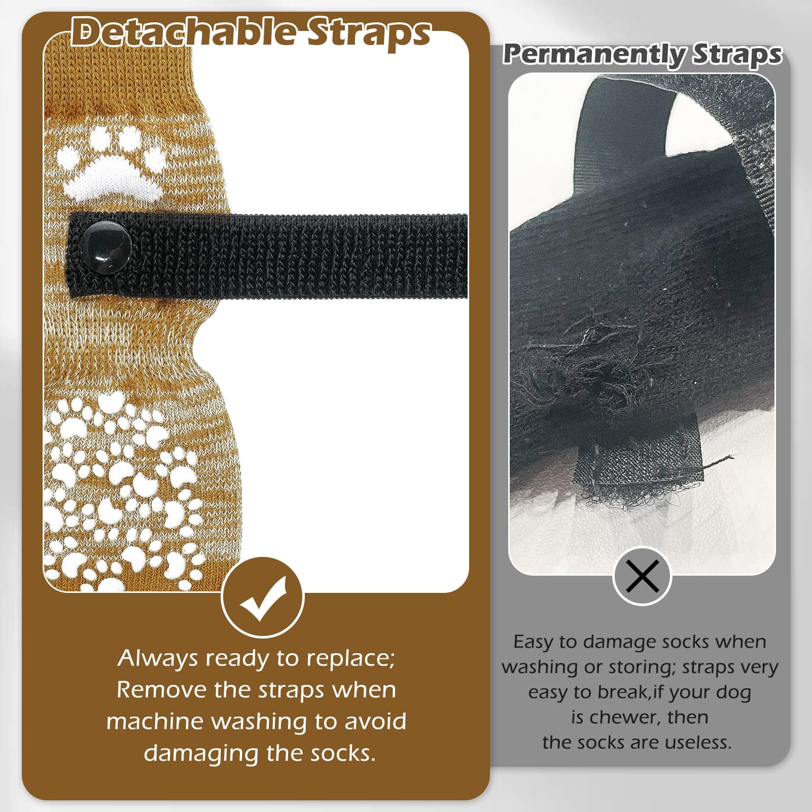 EXPAWLORER mejora el ajuste con correas elásticas para evitar caídas.