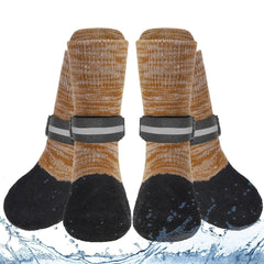 EXPAWLORER anti-slip dog socks overview showing all-season paw protection for pets