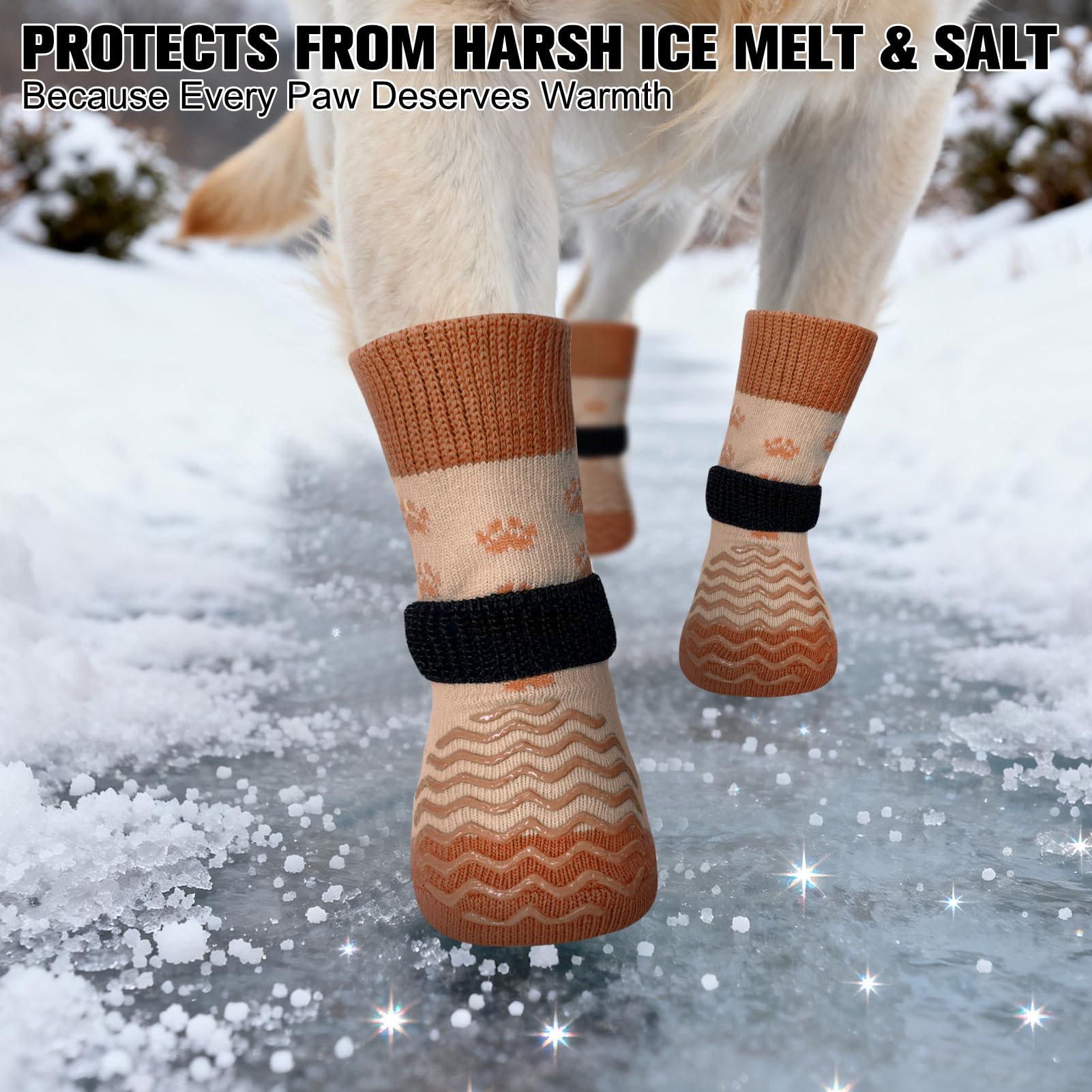 EXPAWLORER anti-slip rubber grip area delivers larger traction for stability