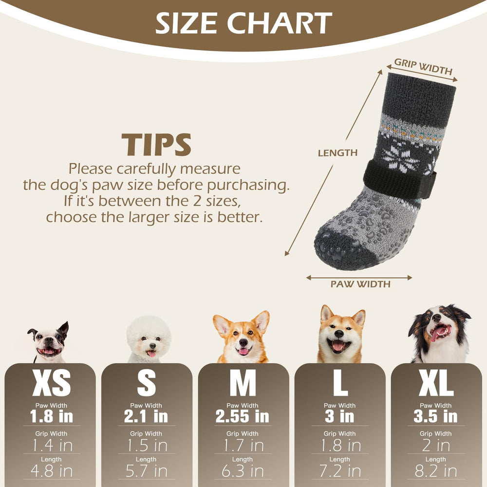 EXPAWLORER botas suaves para perros con protección de patas en interiores